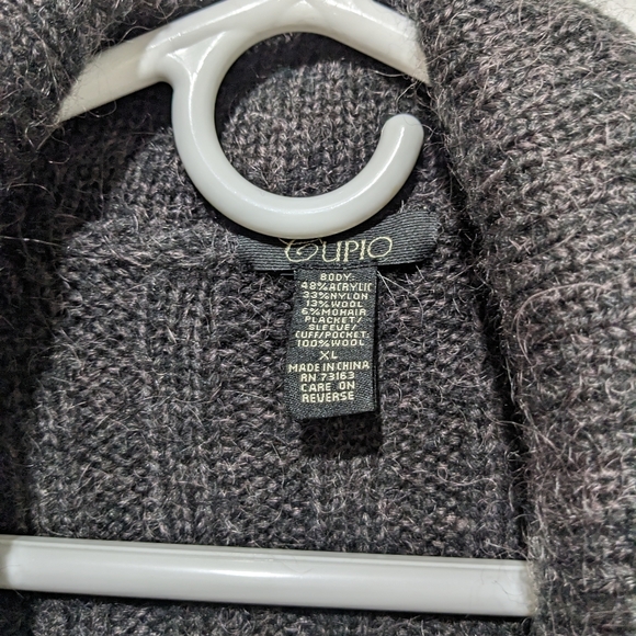 Cupio Wool Blend Duster Length Cardigan - Picture 5 of 11